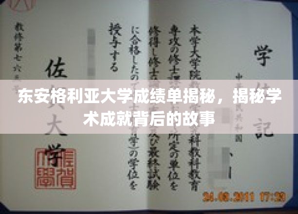 解码东安格利亚大学成绩单，探寻学术成就背后的璀璨轨迹