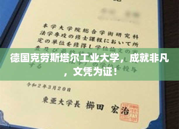德国克劳斯塔尔工业大学，成就非凡，文凭为证！