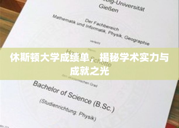 休斯顿大学荣耀榜，一纸成绩单映照学术辉煌