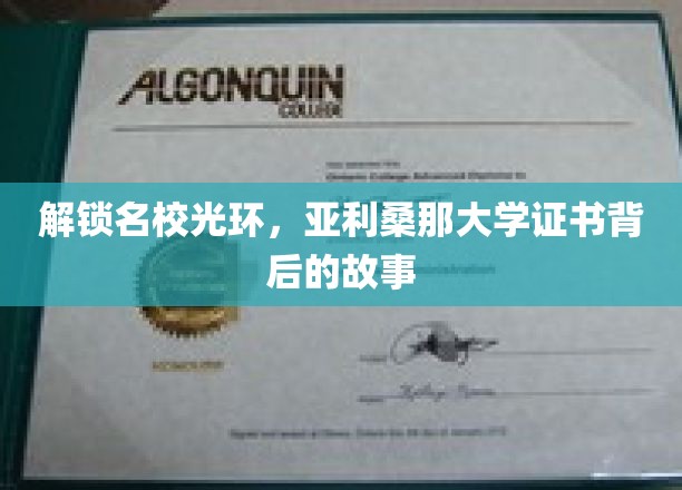 揭秘亚利桑那大学证书，名校背后的独特魅力