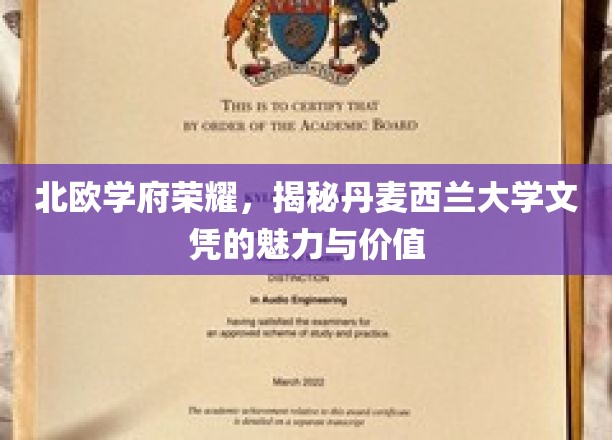 北欧学府荣耀，揭秘丹麦西兰大学文凭的魅力与价值