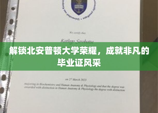 北安普顿荣耀启航，毕业证背后的非凡成就之旅