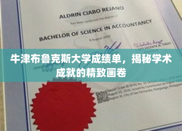 解锁学术荣耀，牛津布鲁克斯大学成绩单背后的精彩篇章