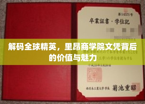 解码全球精英，里昂商学院文凭背后的价值与魅力
