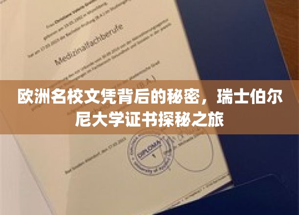 揭秘欧洲名校文凭背后的秘密——瑞士伯尔尼大学证书探秘之旅