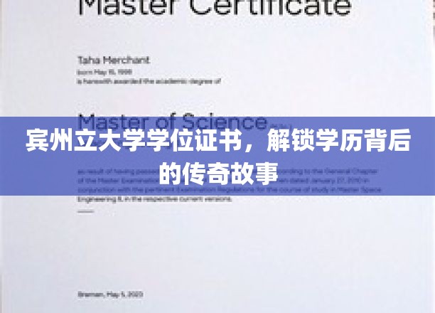 宾州立大学证书背后的传奇，揭秘学历背后的辉煌历程