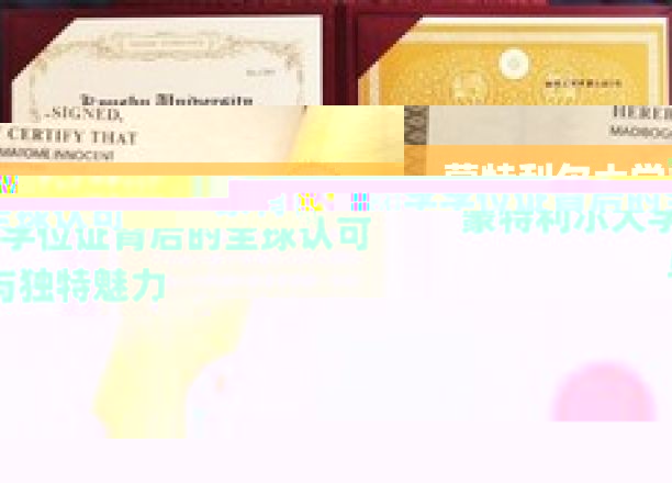 蒙特利尔大学学位证，跨越国界的荣耀与非凡吸引力