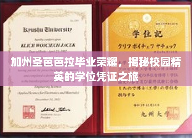 解码圣芭芭拉荣耀，校园精英的学位凭证探索之旅