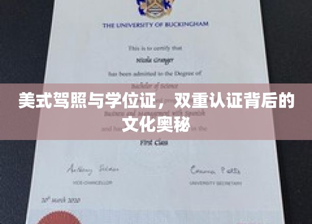 美式驾照+学位证，解码双重认证背后的跨文化魅力