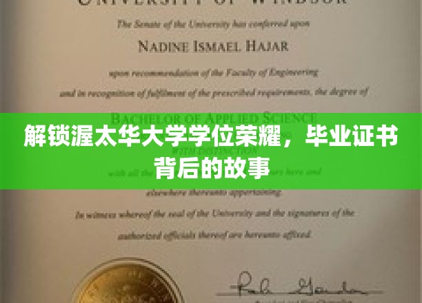 探寻渥太华大学学位之光，揭秘毕业证书背后的传奇故事