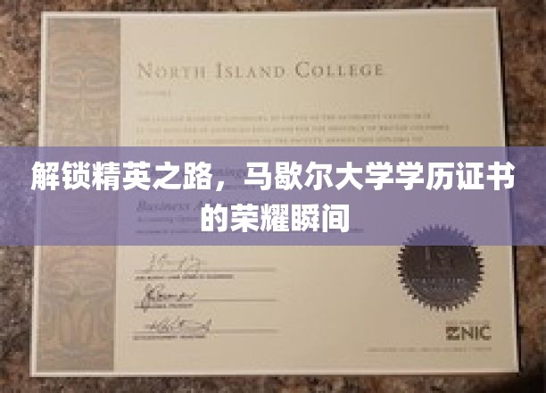 成就非凡，马歇尔大学学位证书见证精英时刻