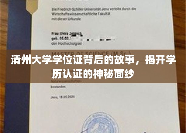 清州大学学位证揭秘，探秘学历认证背后的真实故事