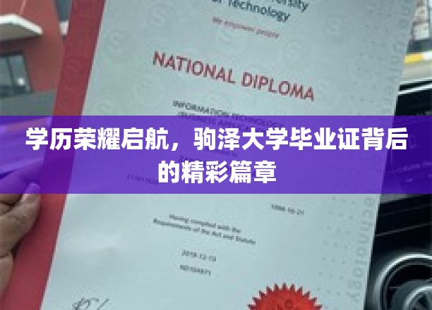 驹泽毕业证，揭开学历背后的璀璨人生篇章