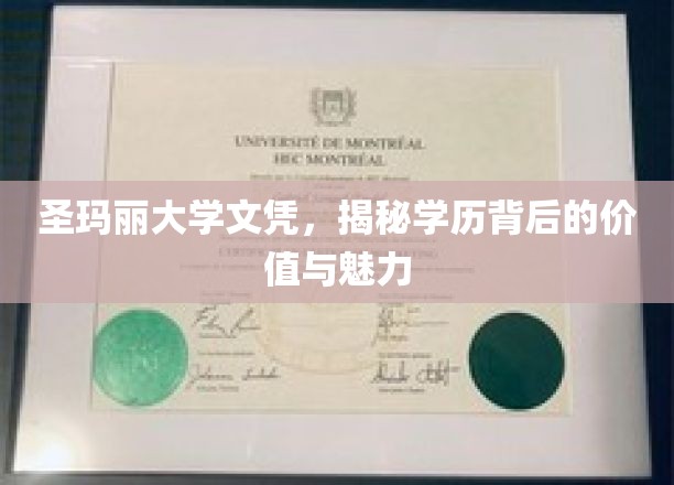 圣玛丽大学文凭揭秘，学位背后的深层价值与独特吸引力