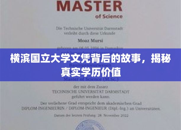 横滨国立大学文凭背后的故事：揭示真实学历的深层价值