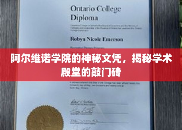探寻阿尔维诺学院神秘文凭，解锁顶尖学府的入学密码
