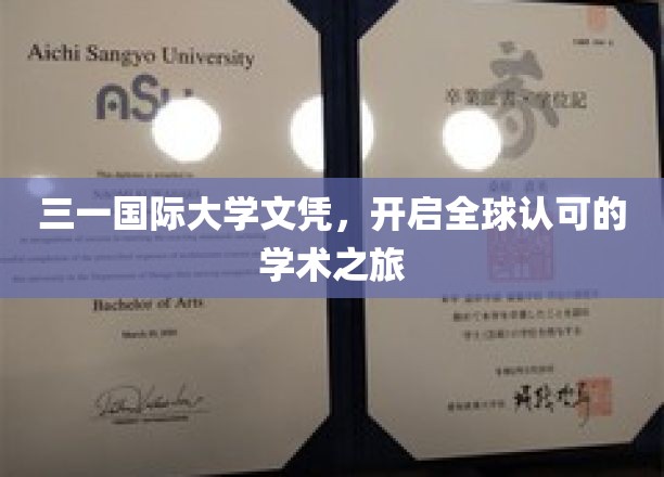 跨国学历新篇章，三一国际大学文凭，引领全球学术新视野