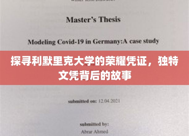 探寻利默里克大学的荣耀凭证，独特文凭背后的故事