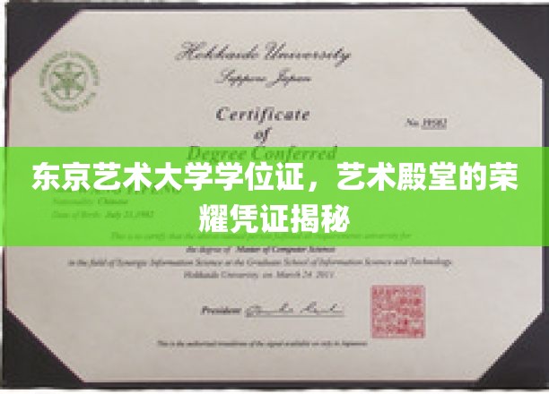 艺术巅峰见证，揭秘东京艺术大学学位证的非凡价值