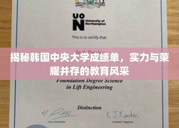韩国中央大学成绩单大公开，实力与荣耀交织的教育奇迹