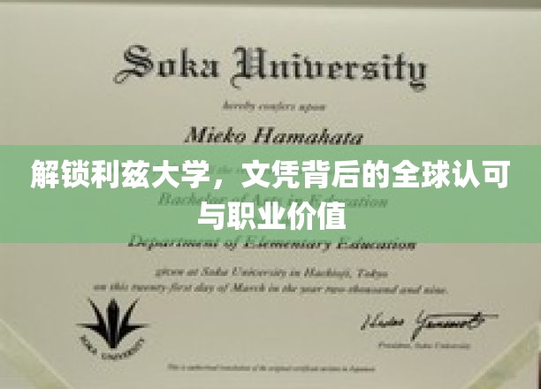 解锁利兹大学，文凭背后的全球认可与职业价值