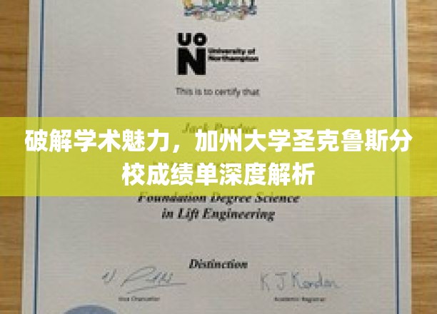 解码学术魅力，加州大学圣克鲁斯分校成绩单深度解读