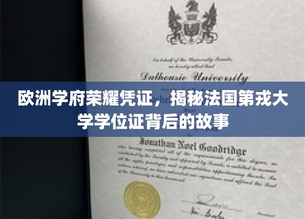 欧洲学府荣耀凭证，探寻法国第戎大学学位证背后的传奇