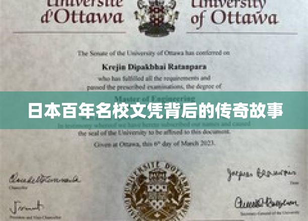 千年学府文凭之谜，揭秘日本名校的传奇传承