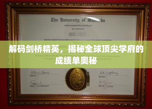 解码剑桥精英，揭秘全球顶尖学府的成绩单奥秘