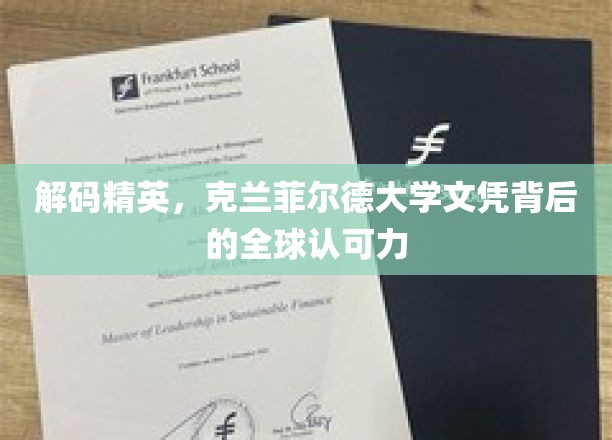 解码精英，克兰菲尔德大学文凭背后的全球认可力