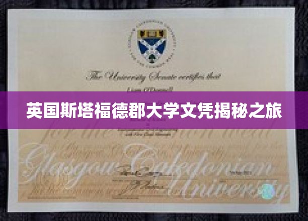 探索英国斯塔福德郡大学文凭背后的故事