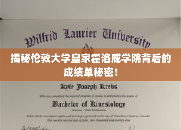 揭秘伦敦大学皇家霍洛威学院背后的成绩单秘密！