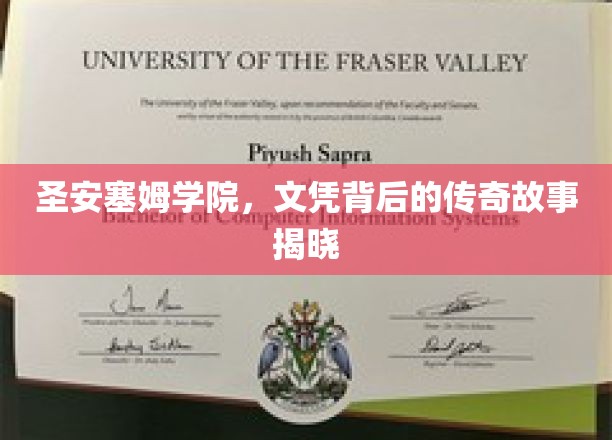 探寻圣安塞姆学院的文凭之谜，传奇背后的学术传奇