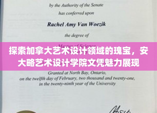 解锁加拿大艺术殿堂，安大略艺术设计学院文凭的独到风采