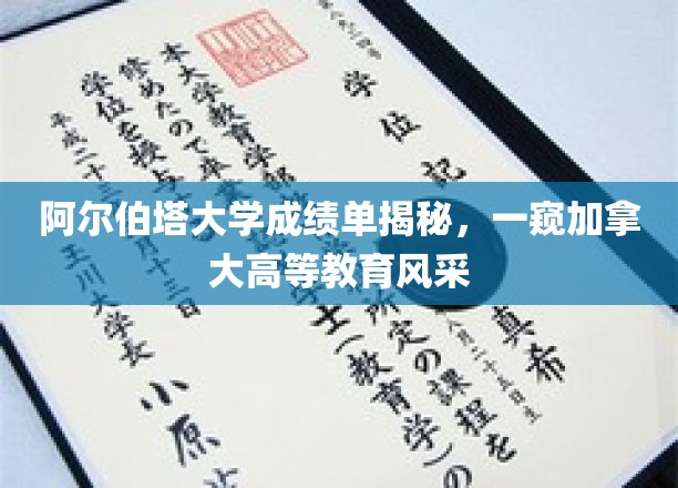 解码阿尔伯塔大学，探寻加拿大高等教育的典范风采
