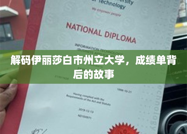 揭开伊丽莎白市州立大学成绩单的神秘面纱