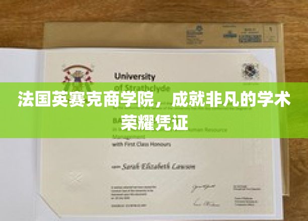 解锁精英之路，法国英赛克商学院，铸就卓越学术荣耀金卡