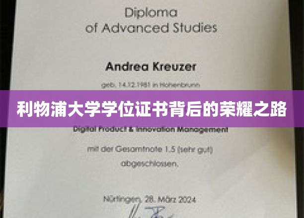 利物浦荣耀，揭秘学位证书背后的奋斗历程