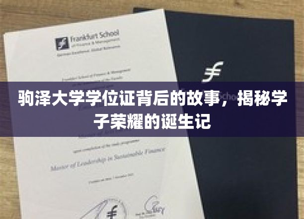 驹泽荣耀，探寻学子学位证的诞生之谜