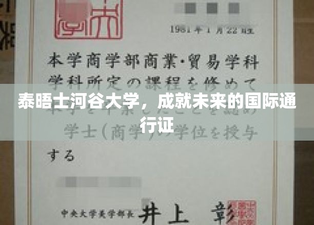 泰晤士河谷大学，解锁全球未来，成就国际精英之路