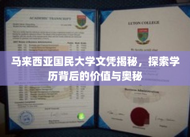 马大文凭背后的秘密，解码学历的含金量与价值所在