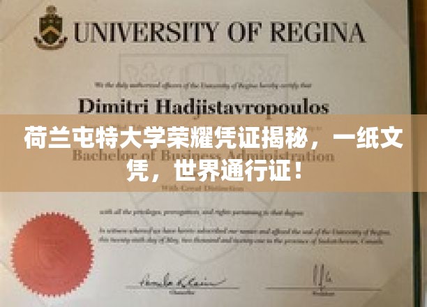 荷兰屯特大学荣耀凭证揭秘，一纸文凭，世界通行证！