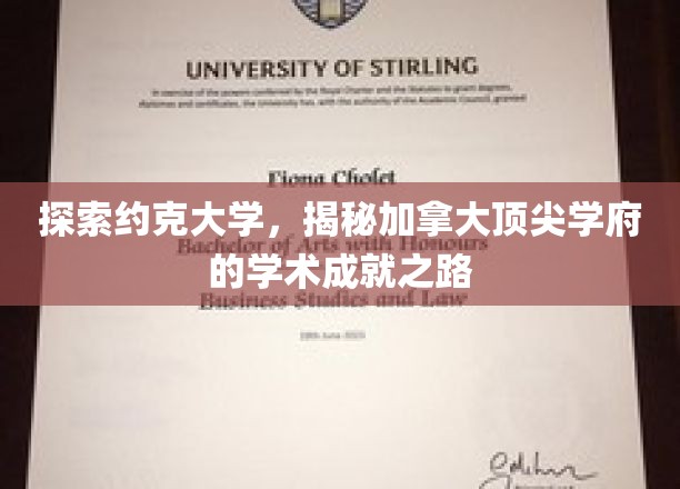 揭开约克大学神秘面纱，加拿大教育瑰宝的辉煌之路