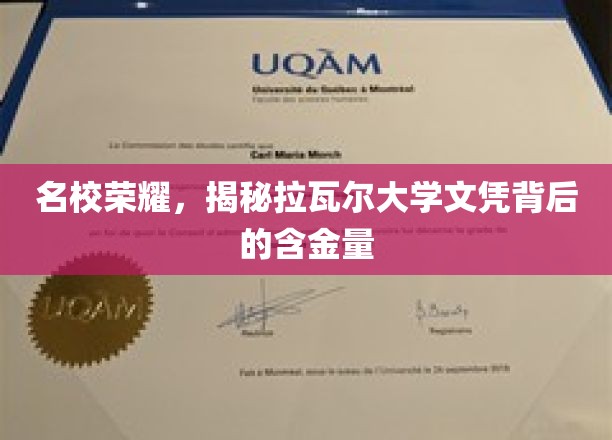 拉瓦尔大学文凭，探寻名校光环下的真实价值