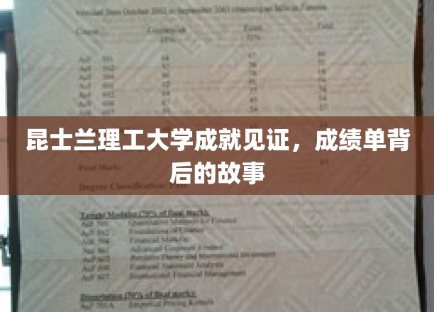 解码昆士兰理工之光，揭秘学子卓越背后的奋斗轨迹
