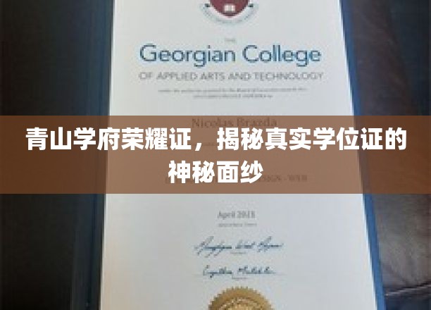 青山学府荣耀证，揭秘真实学位证的神秘面纱