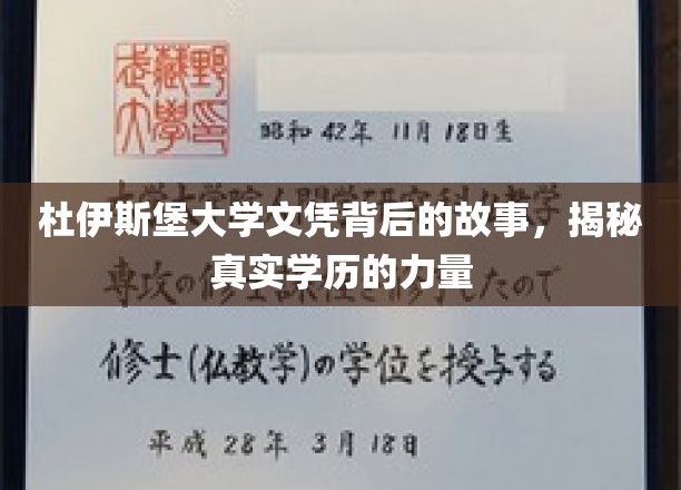 杜伊斯堡大学文凭背后的故事，揭秘真实学历的力量