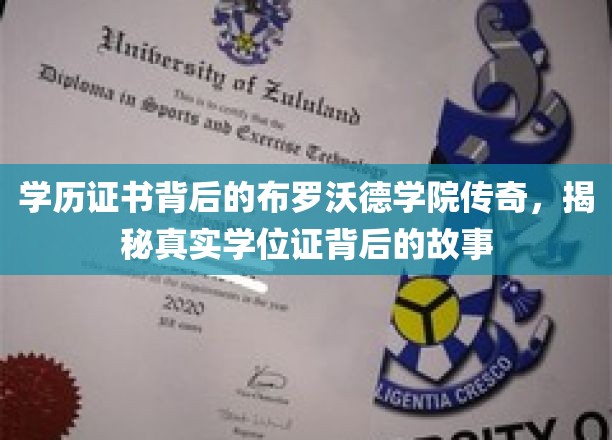 揭开布罗沃德学院学位证书之谜，探寻学历背后的传奇故事