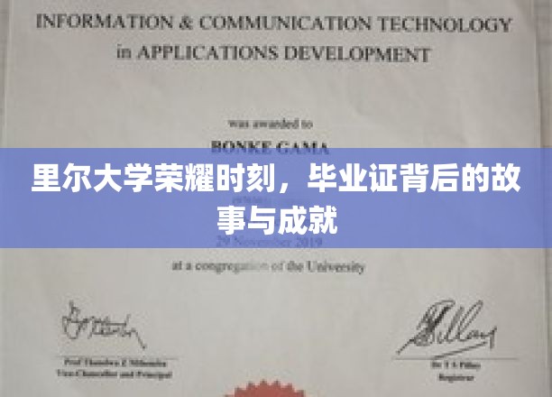 里尔荣耀盛典，揭秘里尔大学毕业生证背后的辉煌成就之路