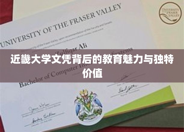 探索近畿大学文凭，教育瑰宝的独特风采与深远影响